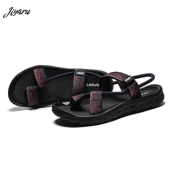 

2020 sandal mens slipper summer soft sandals fashion outdoor sneakers casual slipper rubber outsole men shoes hiking sandals, Black