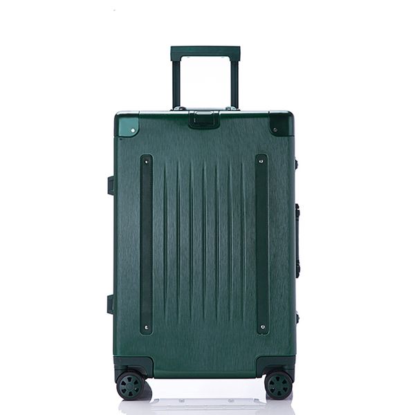 

spinner luggage bag travel valise rolling wheel suitcase carry-on boarding plane men women trip journey