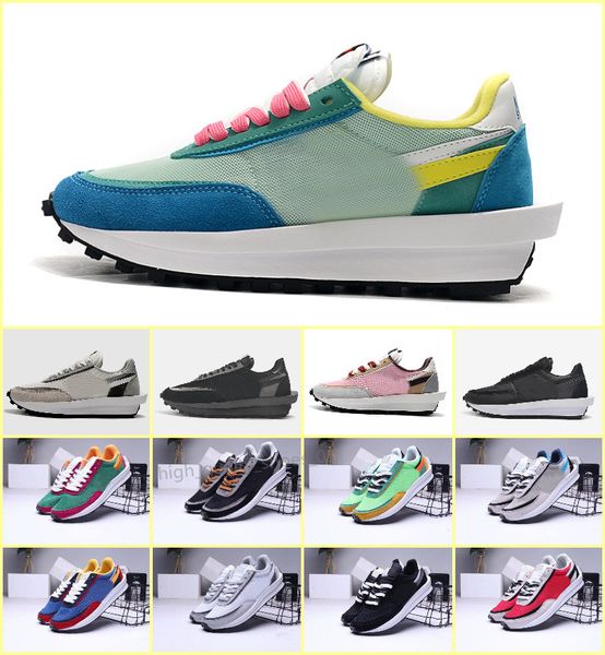 

new designer chaussures sacai waffle mens shoes for women blue green gusto black tripe daybreak xshfbcl trainers varsity tn plus sneakers, Blue;gray
