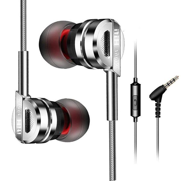 

Fashion New Universal Stereo Bass Wired Earbuds,Metal Earphones Headphones For Iphonex/xs/xr/xsmax/samsung Phone