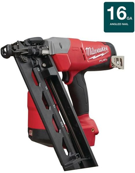 

Milwaukee angled fini h nailer lithium ion bru hle cordle 18 volt 16 gauge