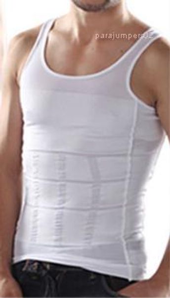 

mens tank active solid color mens vest casual fashion male clothing slim corset tighten abdomen, White;black