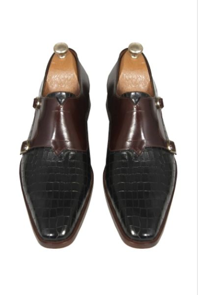 

men pu leather shoes low heel casual shoes dress brogue spring ankle boots vintage classic male casual yk236, Black