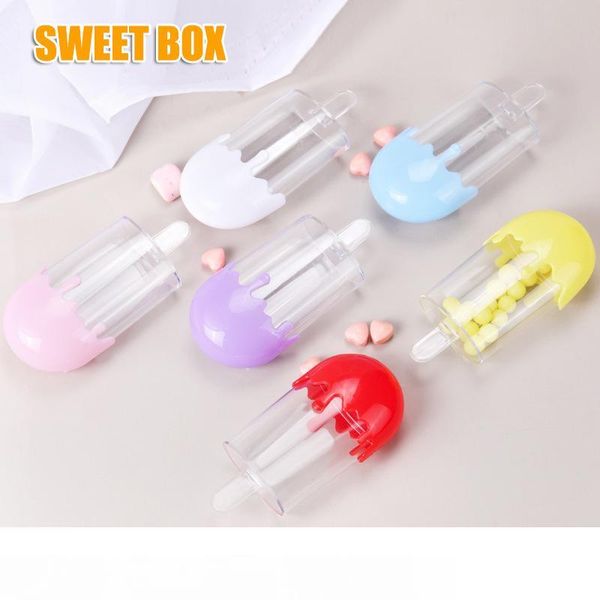 

новый горячий 10шт коробка конфет трубки пластиковые замороженные крем палочка коробка конфет для хэллоуина детей smd66