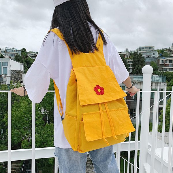 

2020 new ladies large-capacity canvas retro personality trend girl mori backpack small backpack korean student schoolbag