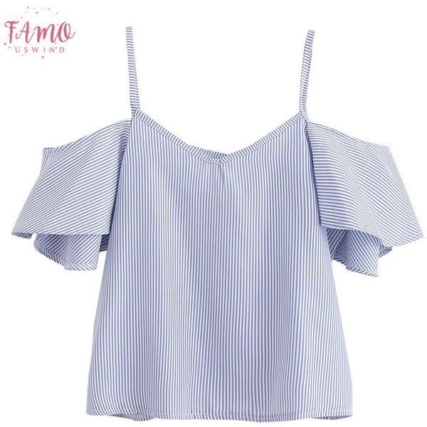 

women summer blouse cold shoulder clothes china blusas mujer verano 2020 women blouses c1435, White