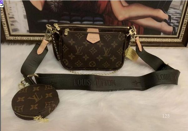 

2020 fiery selling three-piece set designer mahjong bag designer lady handbag famous tote t3 75hd d6bz 0tn3 yfeg