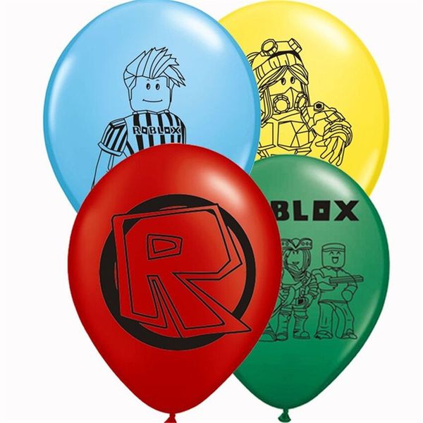 

Roblox латексные шары 12 дюймов мультфильм игра Модель игрушка мяч фольги шар день ро