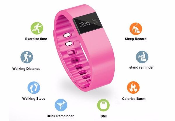 

smart wristbands fibit tw64 wristband smart bracelet wristband fitness tracker bluetooth 4.0 fitbit flex watch for ios android