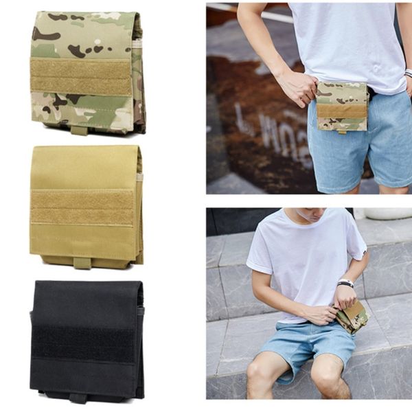 

tactical molle phone pouch army belt bag outdoor camping hiking waist pouch fanny pack holster cell phone cover case