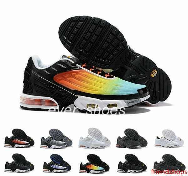 

2019 new tn ultra tuned designer black blue rainbow sneakers chaussures homme tn plus shoes men women zapatos running shoes 36-46