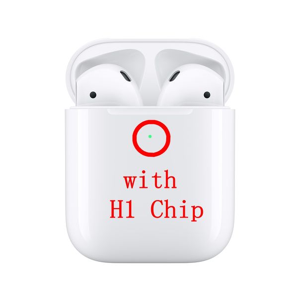 

Airpod 2 air pod generation 2 bluetooth headphone with h1 chip wirele charging bluetooth earphone headphone earbud head et pk i7 i9