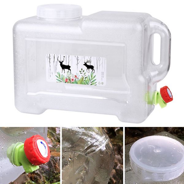 

2019 12l car bucket pc thickened faucet self-driving car portable water container csl88