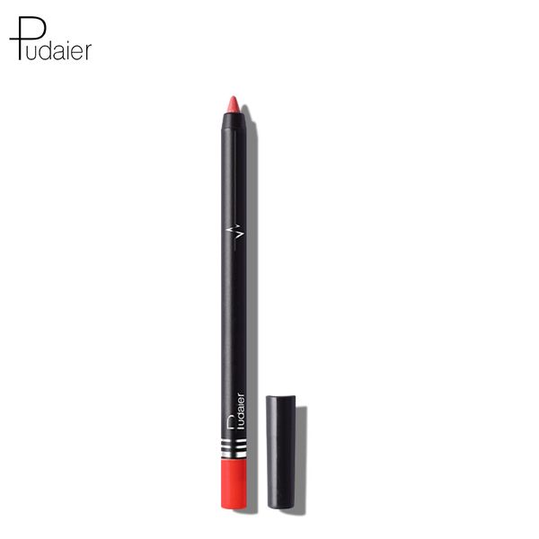 

pudaier26 color non-dizzy adhesive pen lip gloss matte fog surface waterproof lip line pen wish popular style