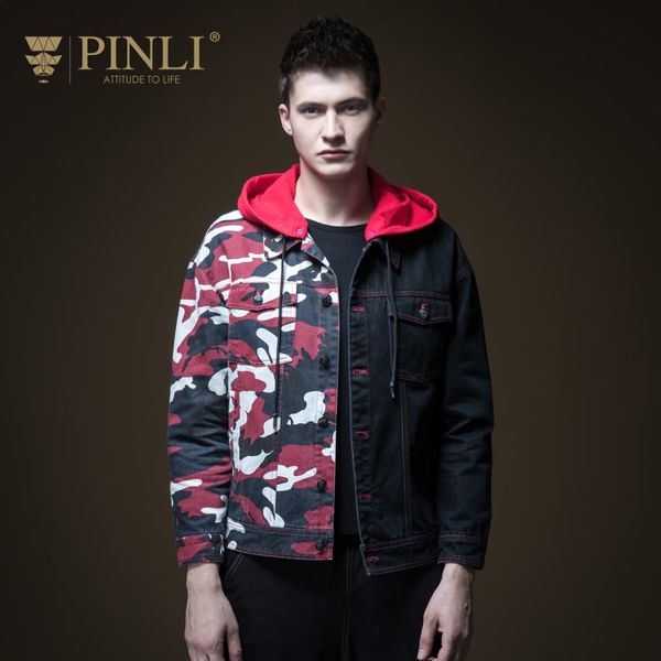

2018 jacket sale cotton regular casual militar jacket pinli spring new men's clothing removable hat jean b191304439, Black;brown