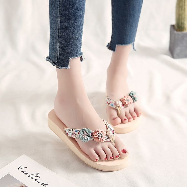 

womens slides flat sandals slip on comfortable summer outdoor sandals, Black