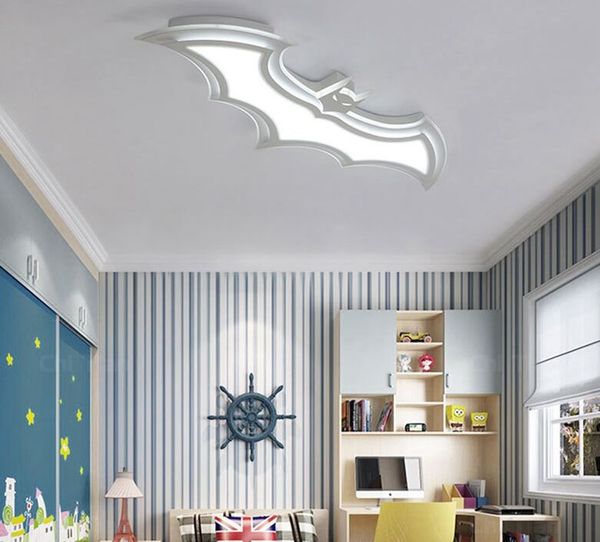 Luzes de teto LED de Batman para o quarto do quarto do quarto Decoração da casa da varanda AC85-265V Acrílico Modern Childroom Room Myy