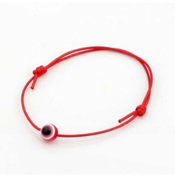 Lucky Cere Vermelho Cordão Corda Mau Bracelete Ajustável Para As Mulheres Homens Corrida Corrente Pulseiras Vermelhas