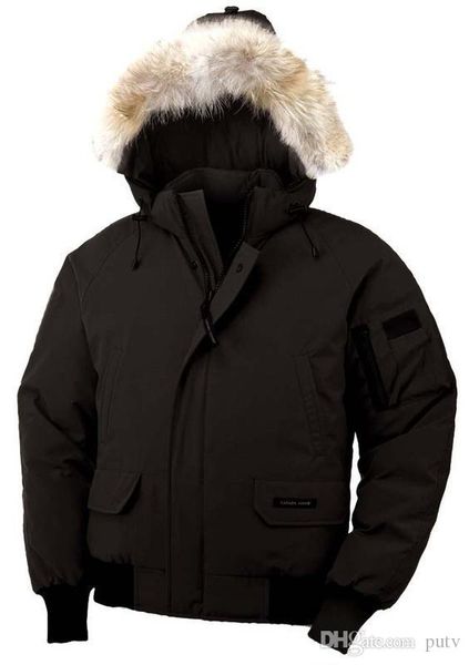 

мужчины вниз теплый parka гусь bomber jacket серии winter мужская с капюшоном вниз куртки способа высокого качества дышащий теплый мужской в, Black