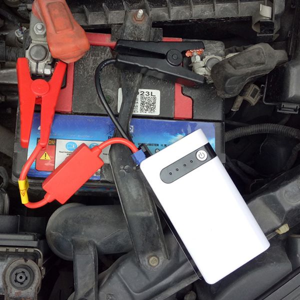 

wholesale 12v car jump starter portable power bank mini emergency booster car battery charger to 2.0l