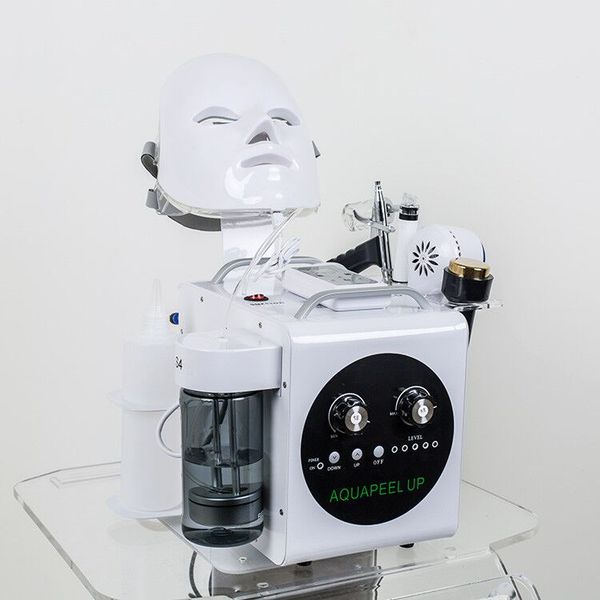 

microdermabrasion skin peeling wet dry machine oxygen injection beauty salon devices for moisturizin, Black;white