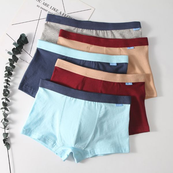 

3 pieces boys underwear fashion teens boy boxers children panties kids underpants cotton teenagers boxer boy's shorts breathable, Camo