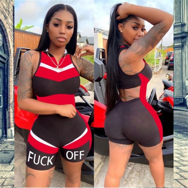 

waist womens skinny rompers reflective womens jumpsuits autumn long sleeve letters printed dont touch me high #40941, Black;white