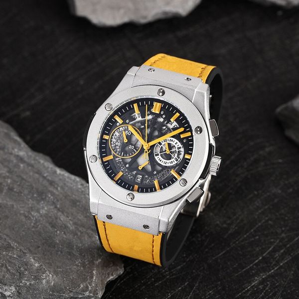 

2019 hublo brand new men ix pin run econd luxury fa hion men 039 watche port wri twatche elling clock gift