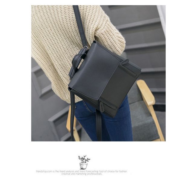 

2020 new backpack women's soft leather travel trend backpack ladies