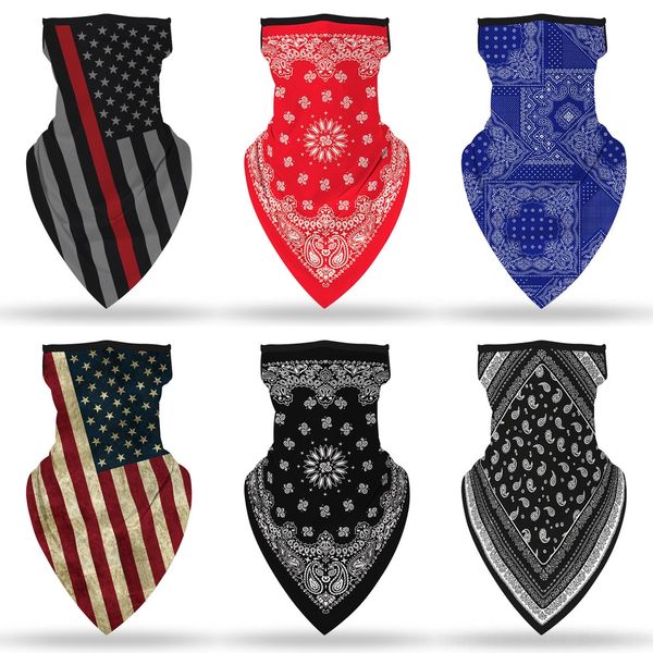 

etcxb fashion print hiking scarf mask active insect-proof face scarves outdoor men neck scarfs sports fishing masks for camping women, Black