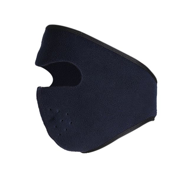 

men women winter warm mask fleece earmuffs riding ski snowboard half face mask windproof dustproof outdoor cycling winter mask#w, Black