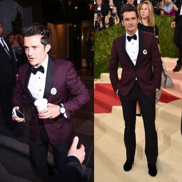 Met Ball Groom Tuxedo Abito da uomo formale slim fit I migliori abiti da sposa su misura per uomo