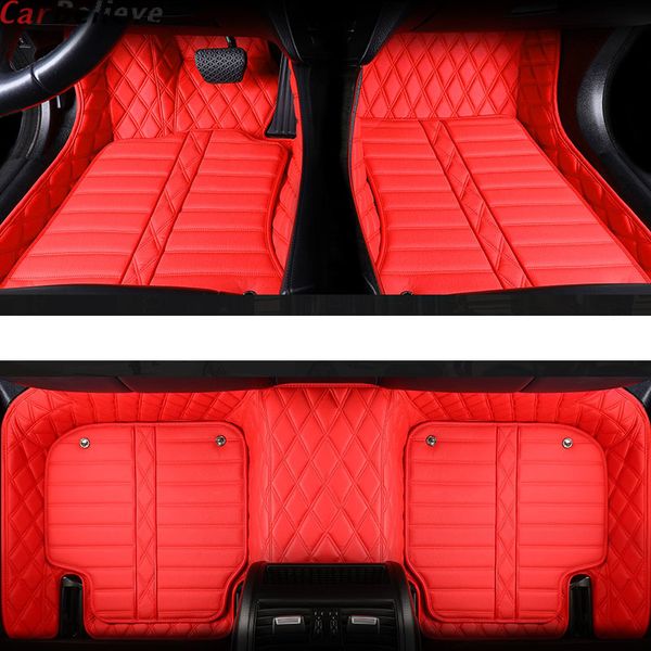 

car believe genuine leather car floor mat for pajero sport 4 grandis lancer outlander xl 3 2017 2013 accessories carpet rugs