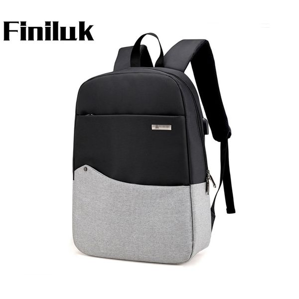 

finiluk fashion men backpack simple business computer bag male student multi-function casual travel bag dbix044 pm49