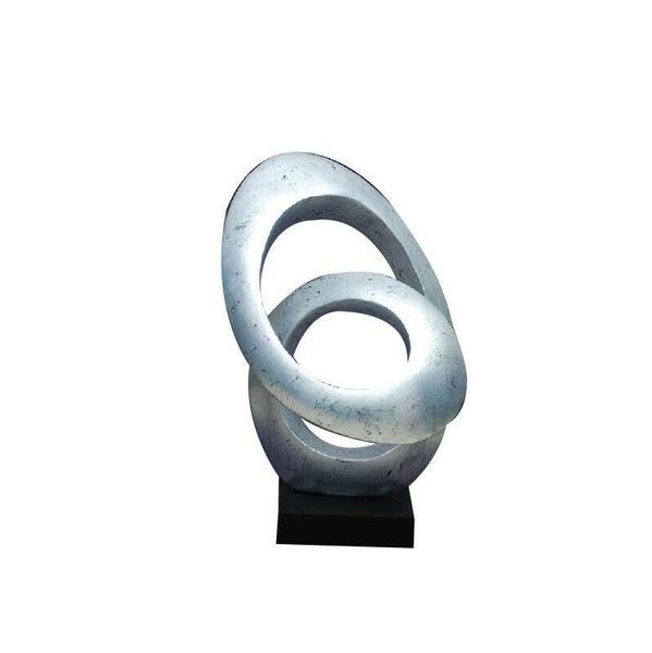 

large modern sculpture crafts customized abstract stainless copper statue decoration sculpture crafts with resin /fiberglass for l