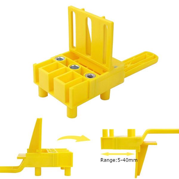 

handheld doweling hole saw tools punch locator woodworking dowel jig fit for 6 8 10mm drill bits wood drilling with metal sl