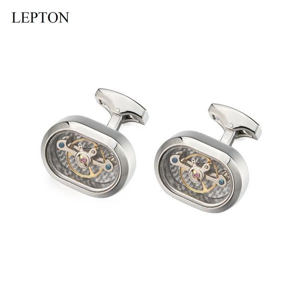 

горячие продажи серебряные запонки движения для мужчин высокое качество механические часы стимпанк шестерни запонки relojes gemelos, Silver;golden