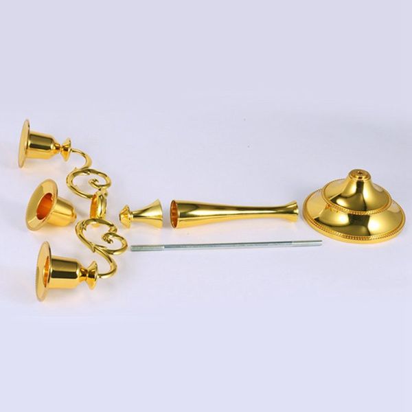 

easy-3-candle metal candelabra tall candle holder wedding event candelabra candle stand