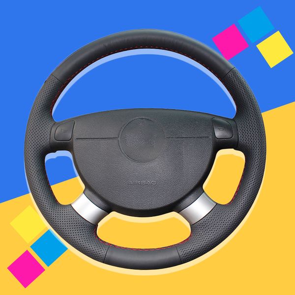 

auto braid on the steering wheel cover for lova 2006-2010 aveo excelle daewoo gentra 2013-2015 car