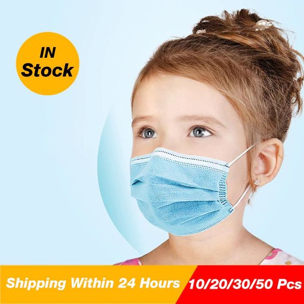 

pm2.5 children anti-pollution masks boys girls disposable mouth face masks kids anti-dust breathable earloop mask