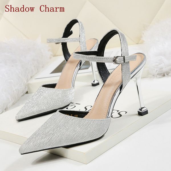 

wedding shoes women platform high heel shoes shine glitter thin heel pumps part club footwears, Black