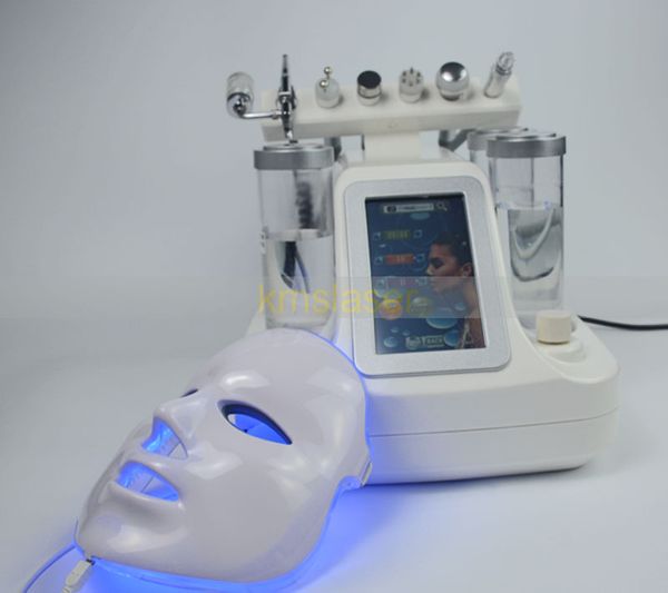 

7 in 1 hydra dermabrasion rf bio lifting spa facial machine aqua skin cleaning water peeling cold hammer ultrasonic oxygen spray hydrafacial