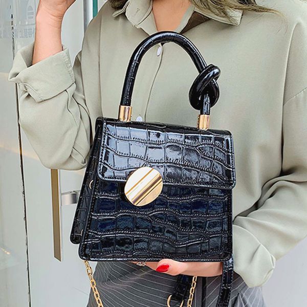 

summer fashion stone pattern crossbody bags 2020 new women designer pu leather small handbags shoulder messenger chains bag flap