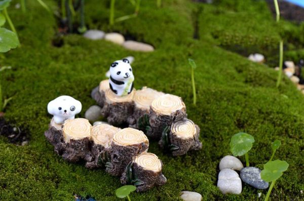 2019 Mini Tree Stump Bridge Model Resin Garden Miniatures Diy Dollhouse Terrarium Succulents Micro Landscape Decoration From Ljhome 10 06