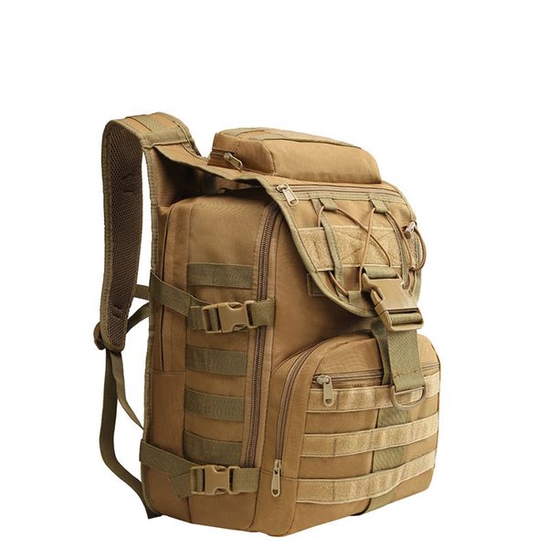 

35l large capacity molle tactical backpack army assault bags outdoor hiking trekking hunting camping bag camouflage