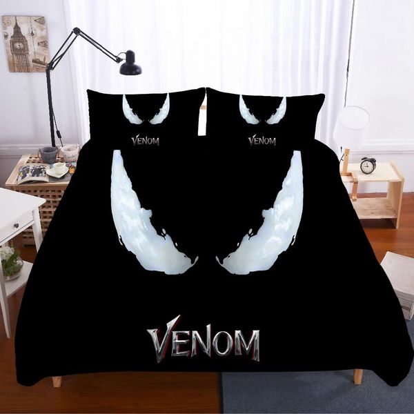 

home textiles bed linen venom ropa de cama wedding gift sabanas 3d king size bedding set lencol cama casal cat bed linen poplin
