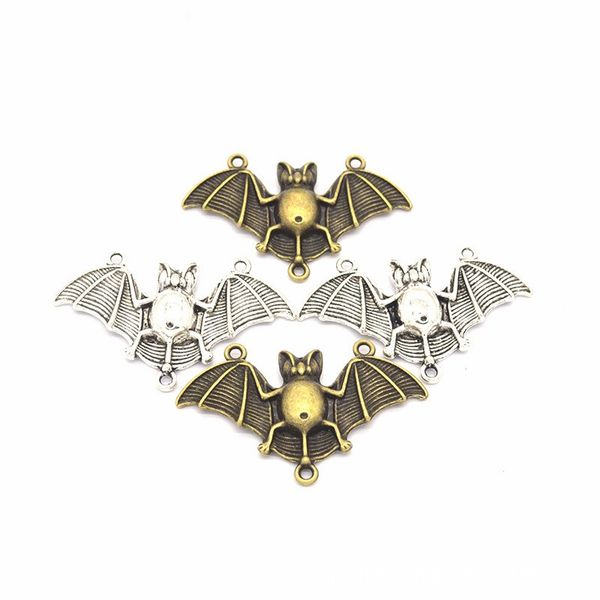 

bulk 100pcs/lot large bat connector charms 48*30mm antique silver tone & antique bronze, good for diy craft, Bronze;silver