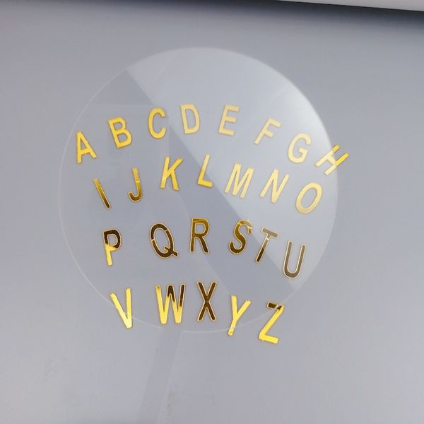 

personalized happy birthday acrylic cake er custom gold english name cake er black transparent party decorations