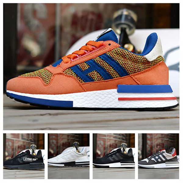 

zx500 rm mastermind orange core black white running shoes zx 500 runner primeknit women mens sports sneakers designer trainers size36-45