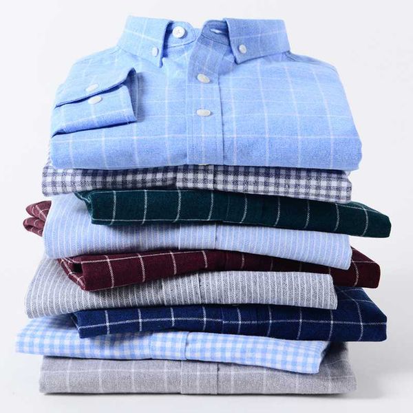 

casual mens plaid dress shirt long sleeve pure cotton soft fabric regular fit designer stylish shirts, White;black